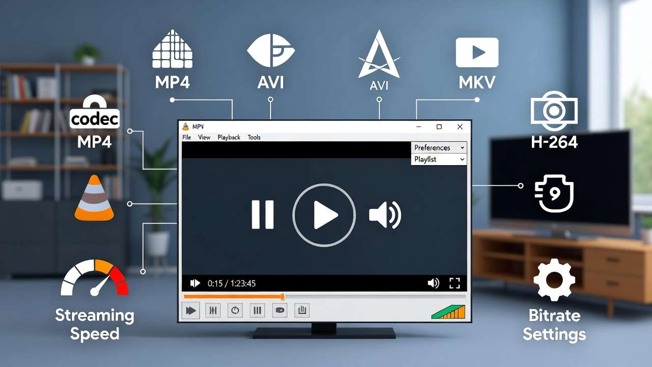 using external video player like vlc to fix iptv buffering and codec problems