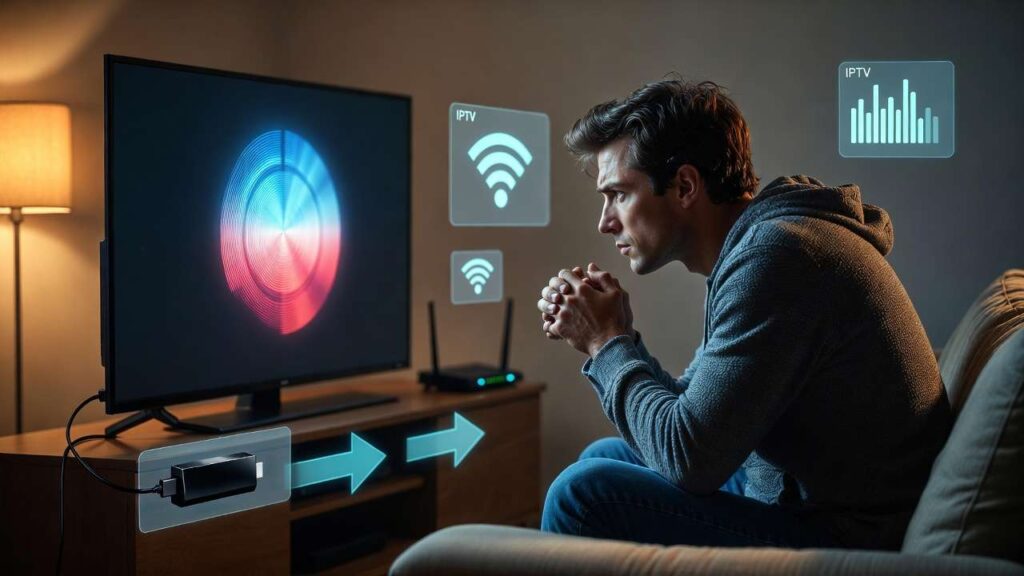 how to fix iptv buffering and freezing on smart tv streaming setup