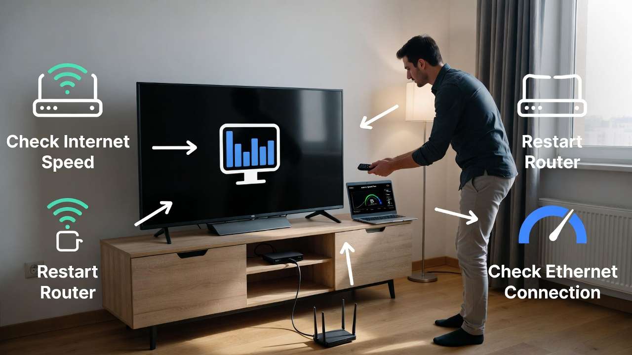 step by step guide showing how to fix iptv buffering and freezing issues