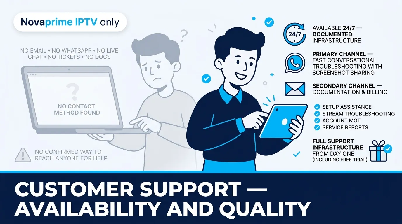 Customer Support — Availability and Quality