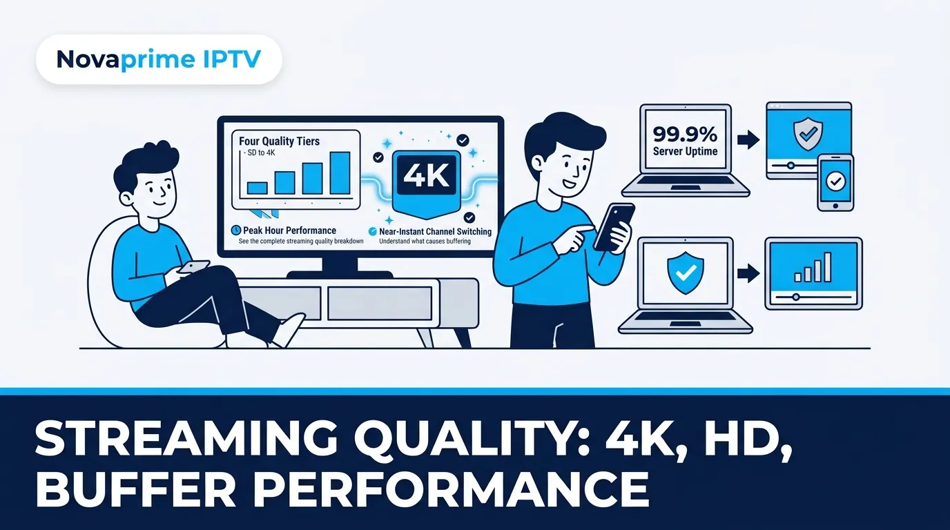 Streaming Quality — 4K, HD and Buffer Performance