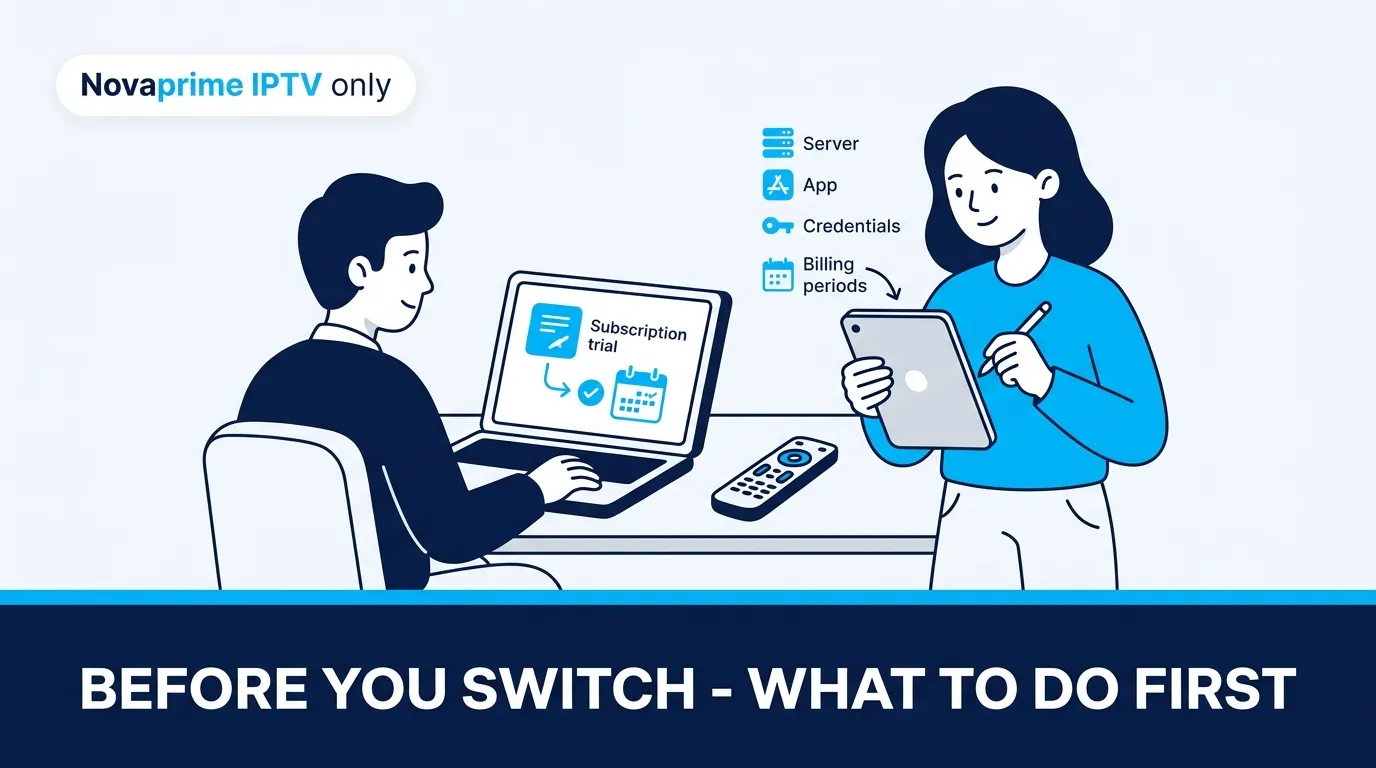 Before You Switch — What to Do First