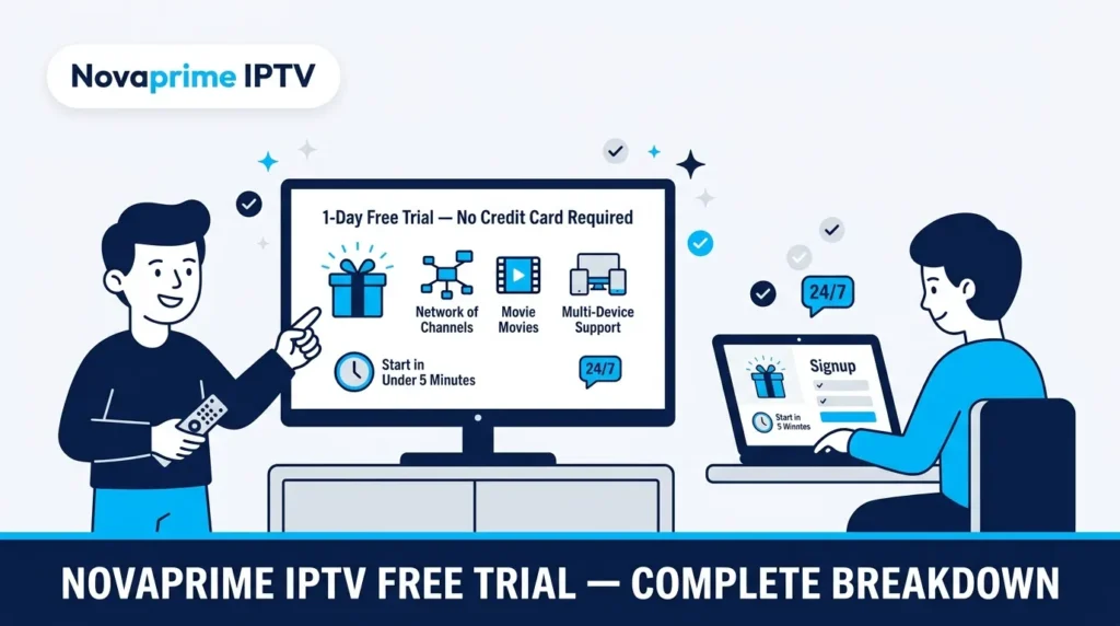 NovaPrime IPTV Free Trial — Complete Breakdown