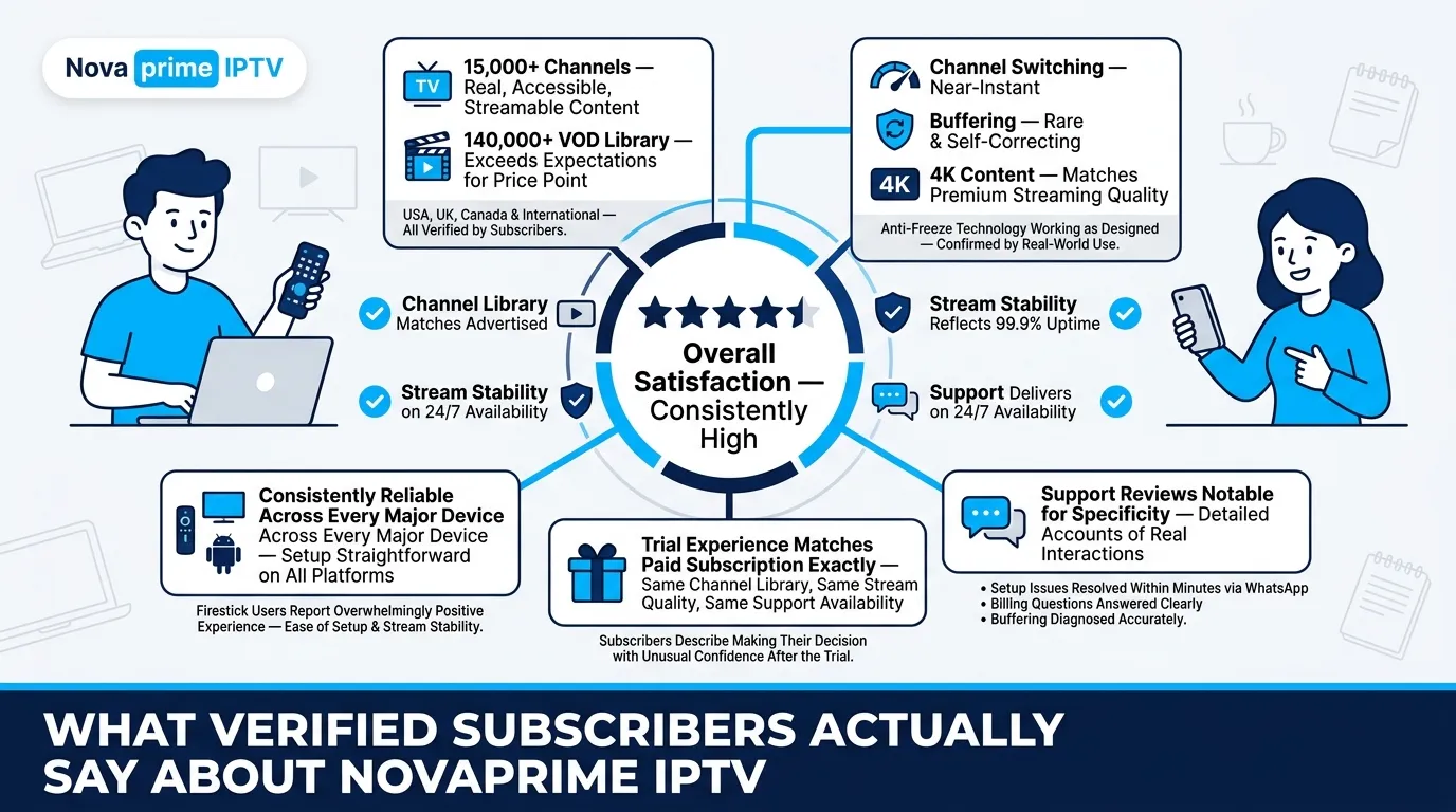 NovaPrime IPTV — What Verified Subscribers Say