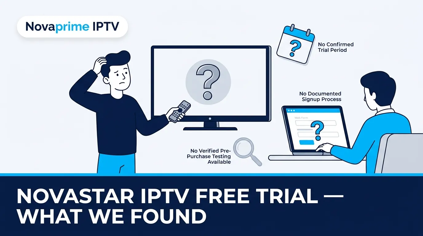 NovaStar IPTV Free Trial — What We Found