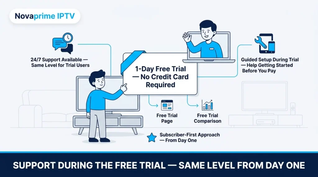 Support During the Free Trial Period
